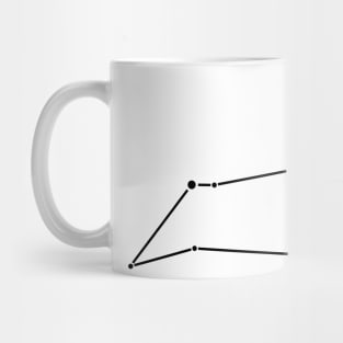 Star Pattern - Leo (Black) _006 Mug